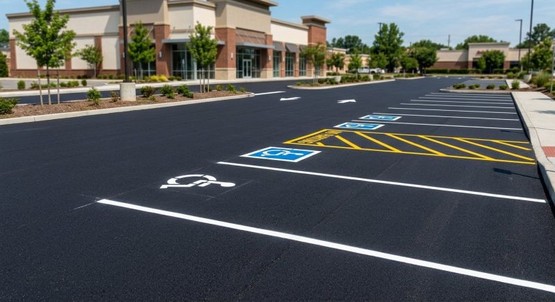 Asphalt Marking in Orange County, CA