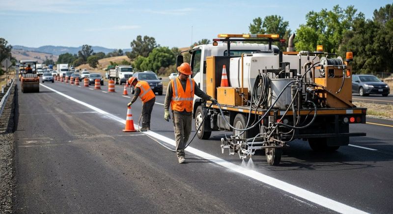 Asphalt Striping in Canton, GA