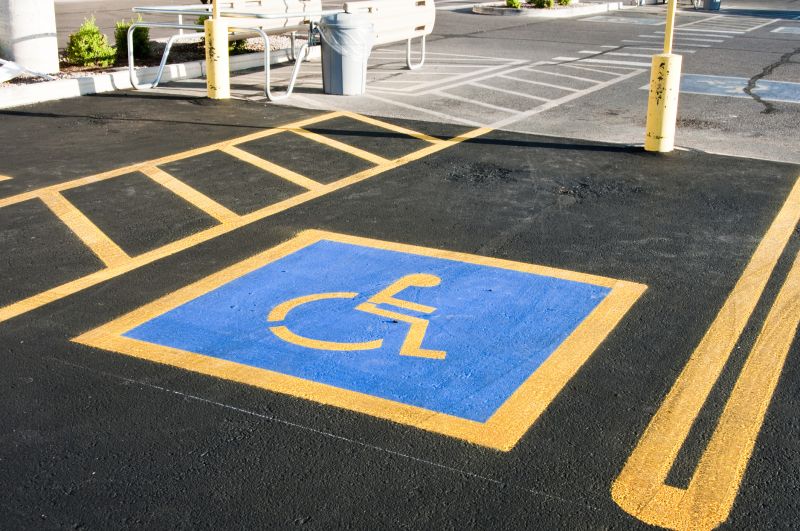 Disability Parking Marking in Los Angeles, CA