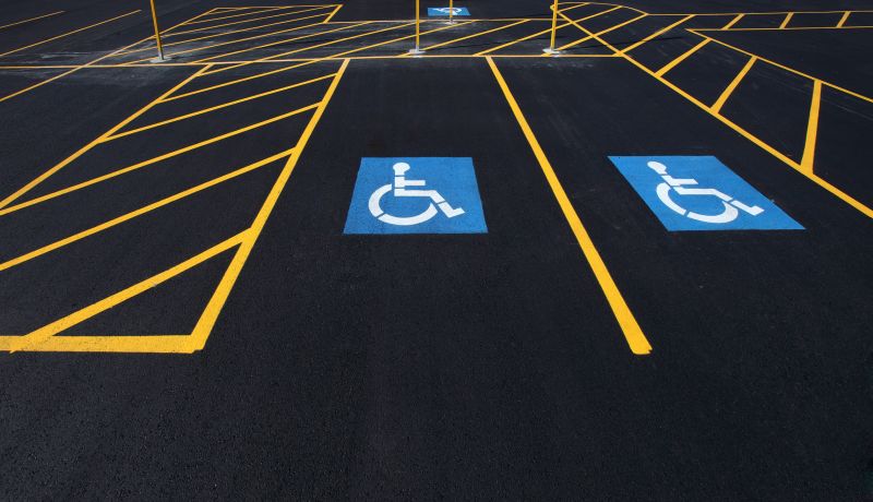 Disability Parking Marking in Houston, TX