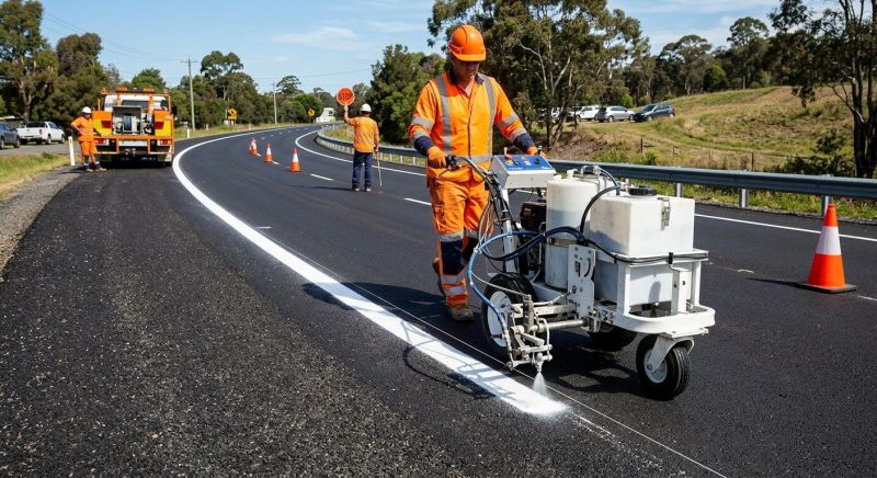 Lane Marking Service in Orange County, CA