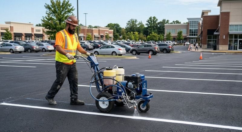 Asphalt Painting in Temecula, CA