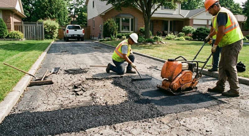Asphalt Pothole Filling in Los Angeles, CA