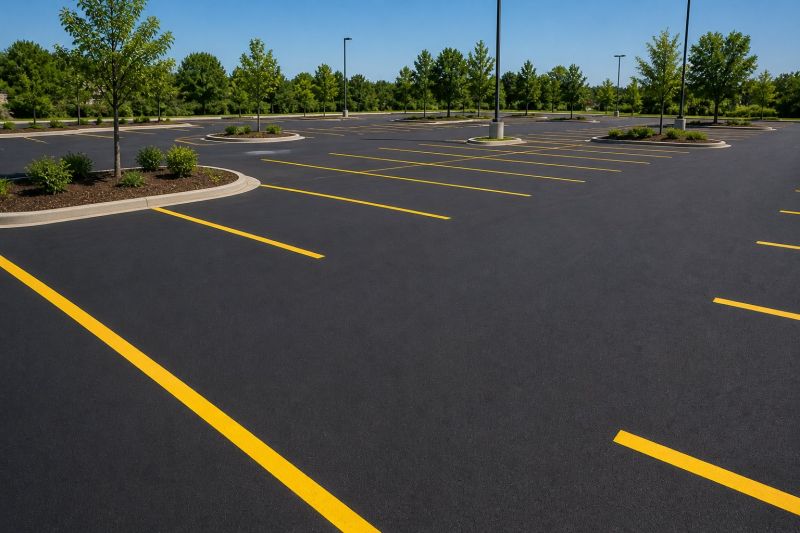 Commercial Asphalt Painting in Canton, GA