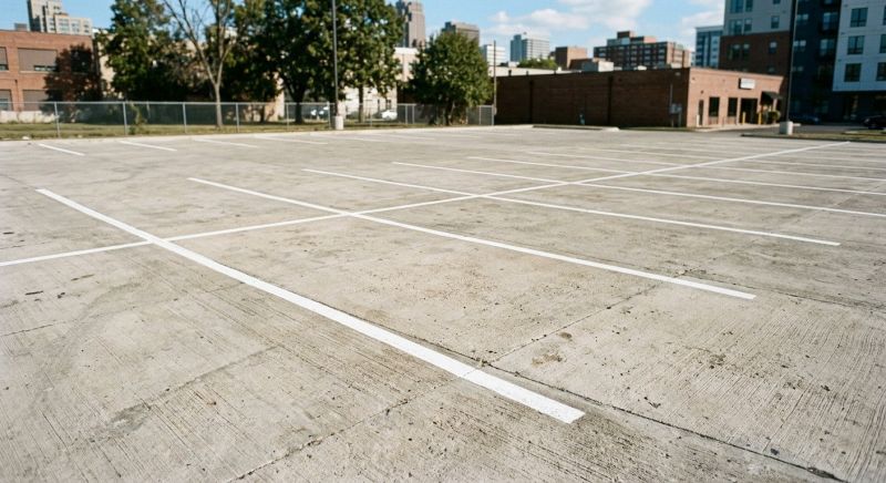 Concrete Parking Lot Striping in Houston, TX
