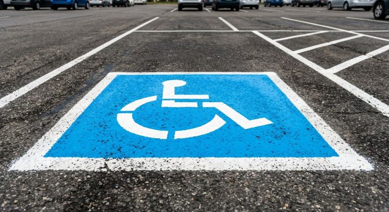 Disability Parking Marking in Savannah, GA