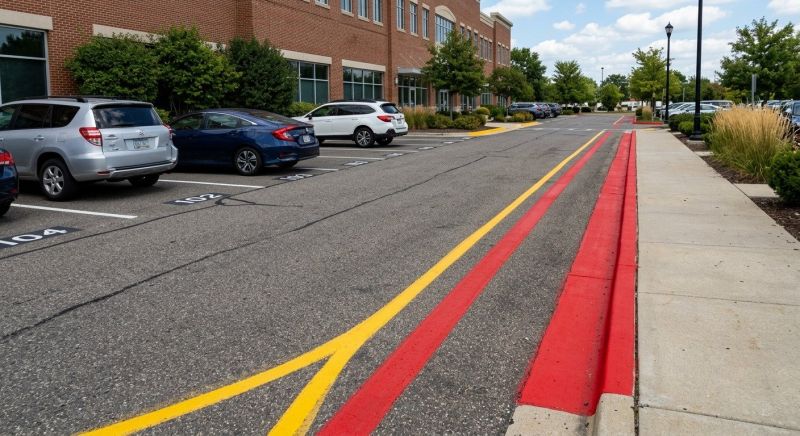 Fire Lane Marking in Katy, TX