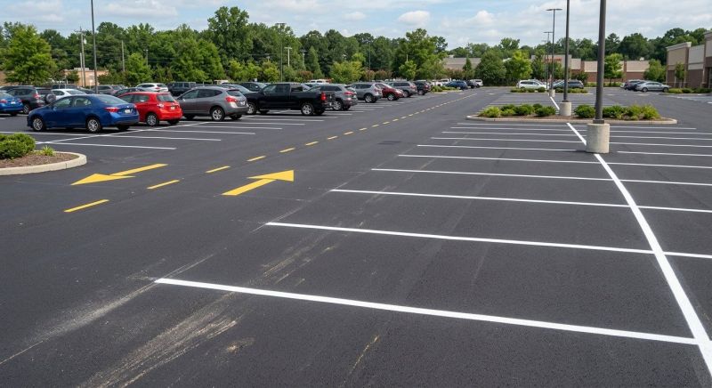 Parking Area Striping in Houston, TX