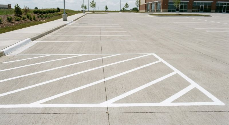 Parking Area Striping in Katy, TX