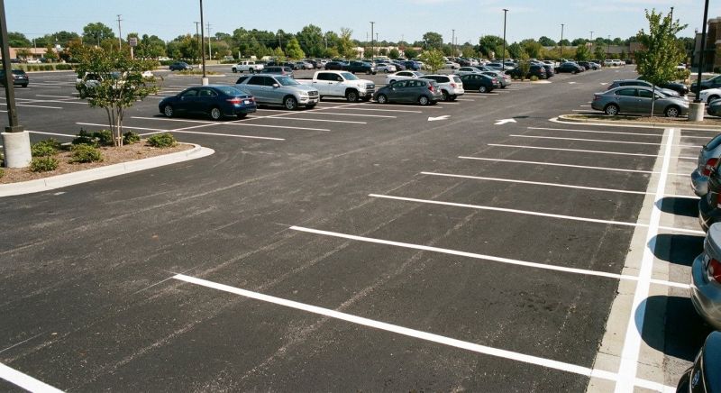 Parking Garage Striping in Roswell, GA