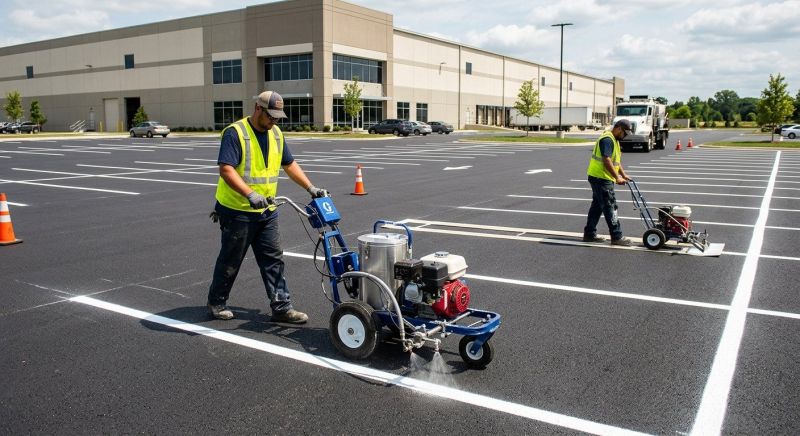 Parking Lot Painting in Canton, GA