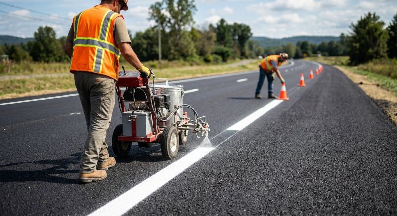 Pavement Striping Service in Houston, TX